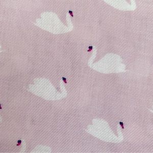 Kate Spade long lightweight scarf/wrap with swans.